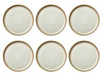 Bitz Speiseteller 27cm 6er Set Cream/Cream