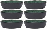 Bitz Schale 18cm 6er Set Schwarz/Grün