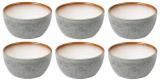 Bitz Schale 10cm 6er Set Grau/Creme