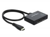 Delock Monitor Splitter, HDMI zu 2X HDMI