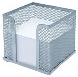 WEDO Zettelbox Office-Serie Silber