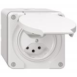 Feller NEVO Steckdose 2xT13 nass