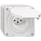 Feller NEVO Steckdose 1xT13 nass, NAP