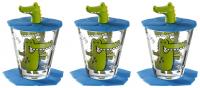 Leonardo Glas Bambini 3er Set Krokodil