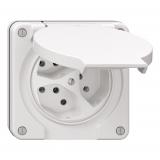 Feller NEVO Steckdose 3xT13 nass, NUP