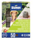 Blumen Kokosquelltabletten mit Netz