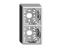 Feller EDIZIOdue Sockel I+I 54mm, AP, weiss