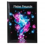 Goldbuch Freundebuch Schmetterling