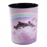 Goldbuch Papierkorb Delfine