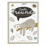 Goldbuch Freundebuch Faultier