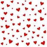 B+C Servietten Herzen