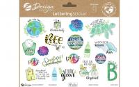 Z-Design Sticker A5 LETTERING Umwelt 2Bg