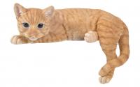 Vivid Arts Katze Ginger liegend, Polyresin