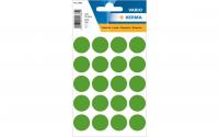 Herma VARIO FARBPUNKTE DUNKELGRÜN Ø19