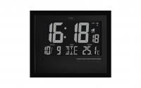 Funk-Wanduhr schwarz
