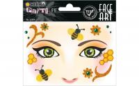 Herma Tattoos Face Art Honey Bee