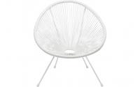 Kare Sessel Acapulco, Weiss