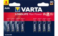 VARTA Longlife Max Power AAA, 1.5V, 8Stk