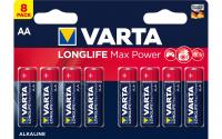 VARTA Longlife Max Power AA, 1.5V, 8Stk