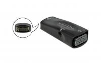Monitoradapter HDMI zu VGA schwarz