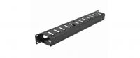 Delock Kabelmanagement Panel: Schwarz
