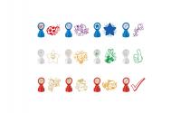 COLOP Motivational Stamp Design Mix 12 Stk.