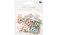 Rico Holzstreu Blüte pastell mix