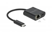 Delock USB3.1 Typ-C zu LAN Adapter, 1Gbps