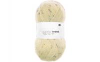 RICO Sockenwolle Tweed 4-fädig, creme