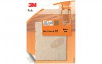 3M Beige, 12 Stück, 24mmx22mm, EXTRA-SOFT