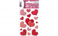 Herma Sticker Herzen Blümchen