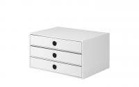 Rössler S.O.H.O. 3er Schubladenbox weiss