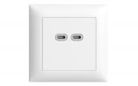 Feller EDIZIOdue UP 2x USB-C Ladesteckdose