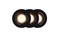 Nordlux Carina Smart Round 3-Kit, Schwarz