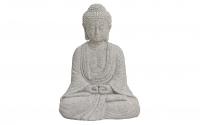 G. Wurm Buddha sitzend in Grau