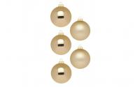 Inge Weihnachtskugel Brokatgold, 6 Stk