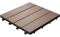 Bodenplatte WPC braun