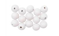 Rico Holzkugel, weiss