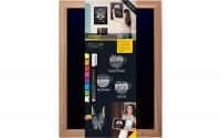 Securit Kreidetafel Woody 30x40cm Holz