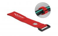 Delock Klett-Kabelbi.280x38mm,3 Stk,Rot