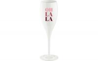 Koziol Sektglas Cheers mit Druck oh la la
