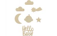 Rico Holzstreu Set Hello Baby