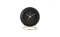 KARLSSON Wecker Globe, Schwarz