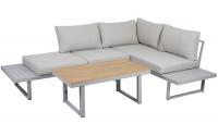 Loungeset Aruba Alu grau