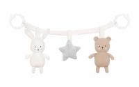 Kinderwagenkette Teddy/Hase
