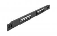 Delock 12-Port 19 Panel, metal