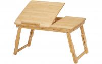 Songmics Laptopständer, Bambus, verstellbar