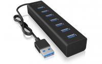 ICY BOX IB-HUB1700-U3, Type-A 7 Port USB3.0