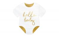 Partydeco Serviette Hello Baby, Strampler