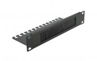 Delock Kabelmanagement 10 Bürstenleiste